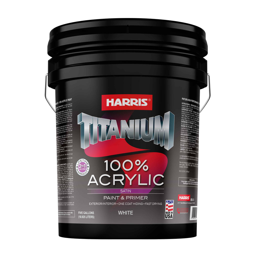 Oferta Combo Harris® Titanium 100% Acrylic (2 DE 3 PAILAS)