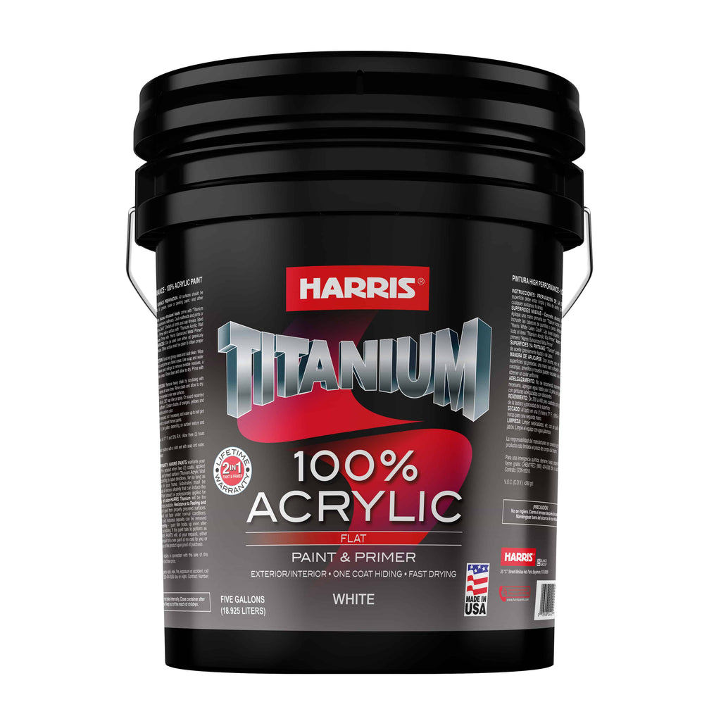 Oferta Combo Harris® Titanium 100% Acrylic (1 DE 3 PAILAS)