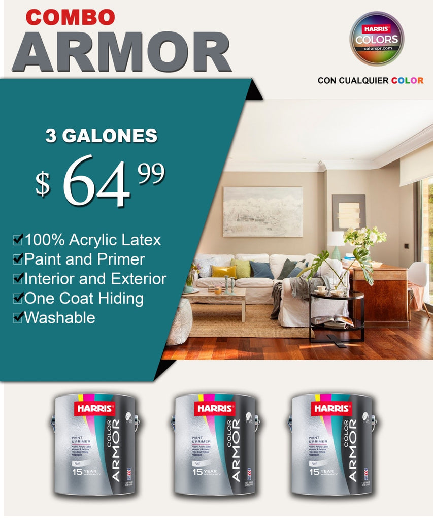 Oferta Armor - Combo de 3 Galones por solo $64.99