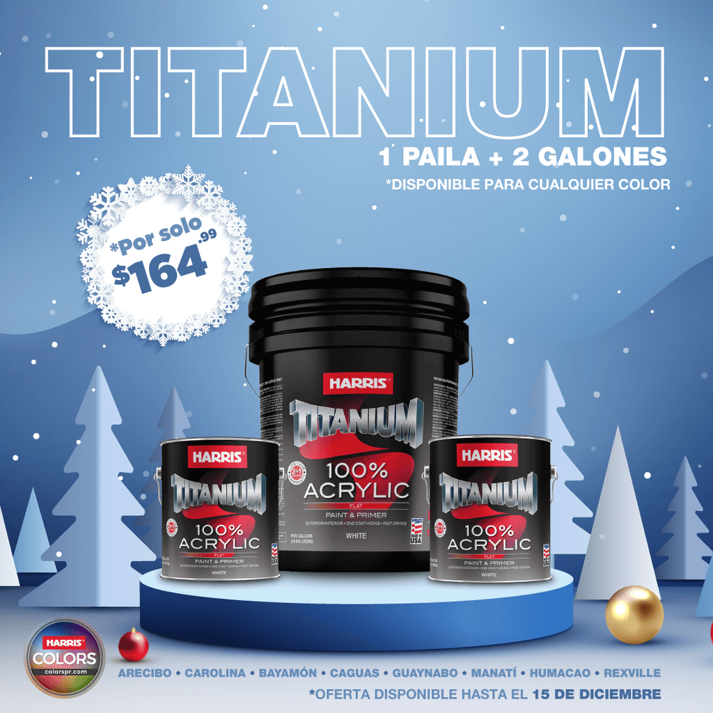 Combo Titanium - 1 Paila y 2 Galones por $164.99