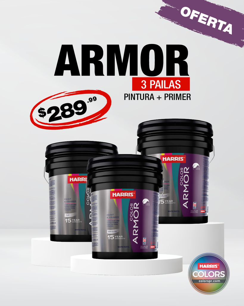 Oferta Armor - Combo de 3 Pailas x $289.99