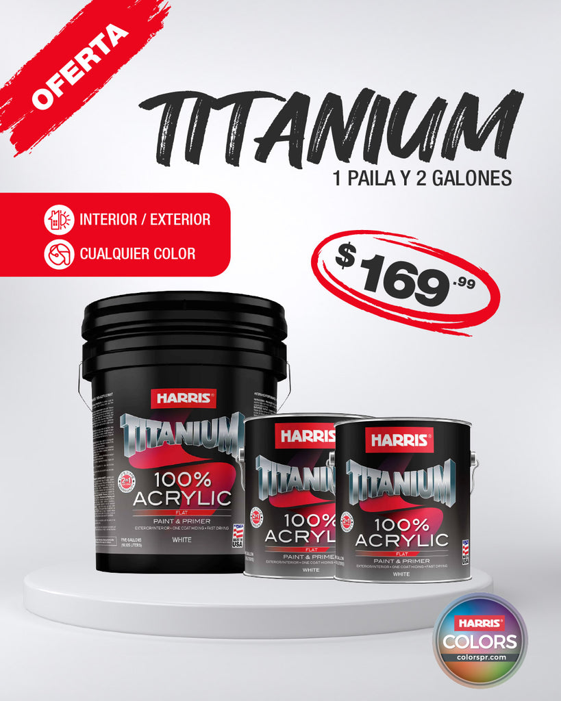 Combo Titanium - 1 Paila y 2 Galones por $169.99